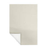 A4 Recycled White-Faced Duo Board - Duo Grey by eco-craft - made in the UK