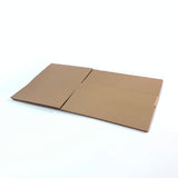 Two cardboard panels on a white background