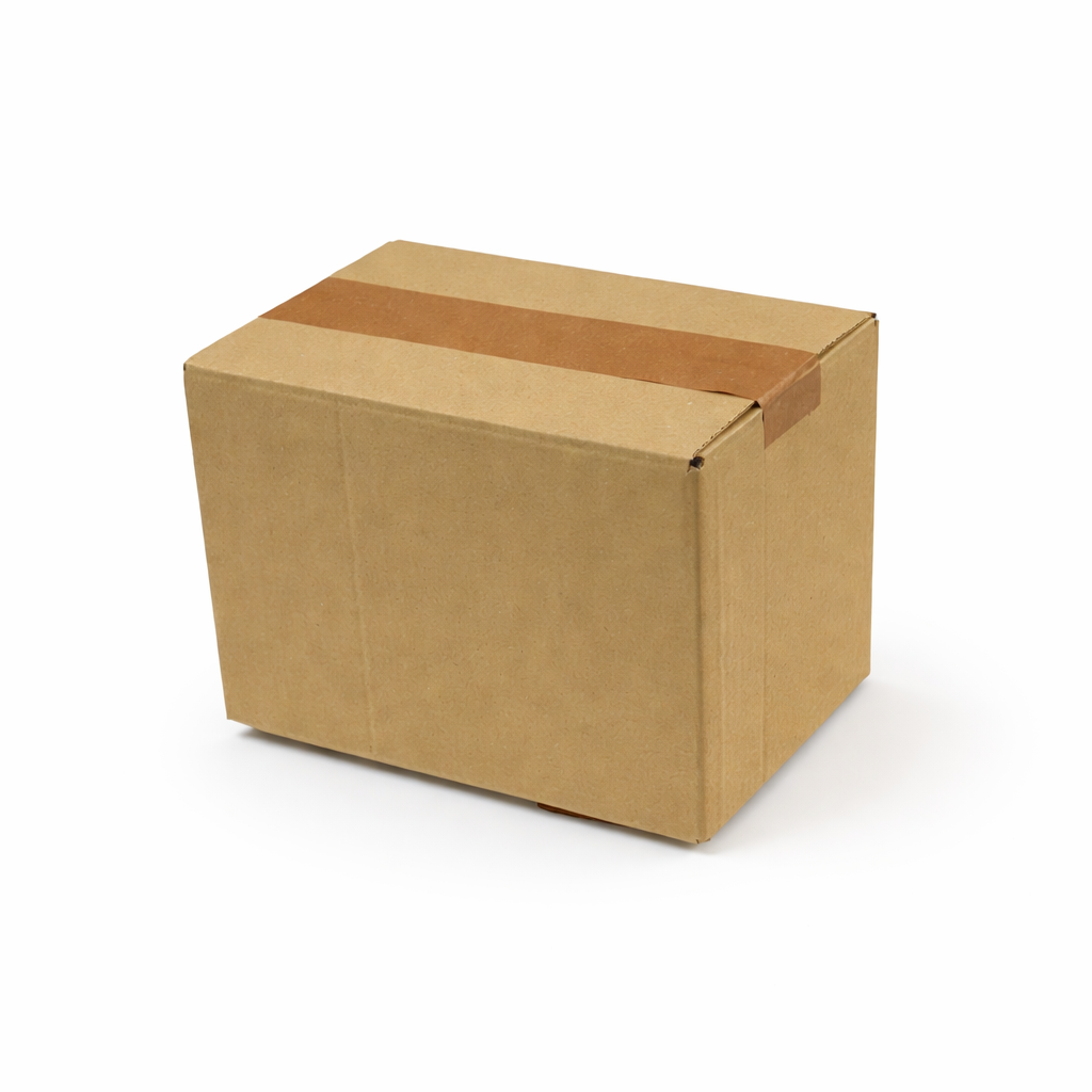 229x152x152mm Single Wall A5 Postal Box (FEFCO 0201)