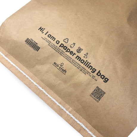 Durable Twin-Ply Kraft Mailing Sack - Large (600x330x100mm)