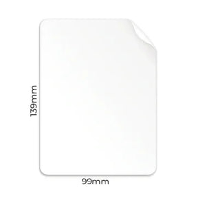 L4 Plain Recycled Labels (99x144mm)-White by eco-craft - made in the UK