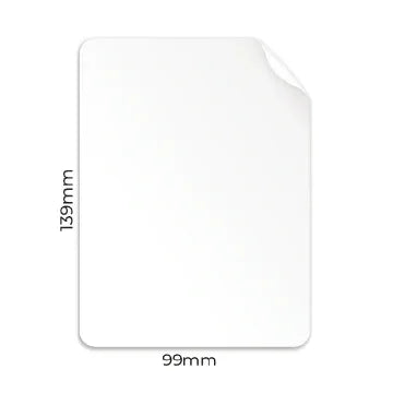 L4 Plain Recycled Labels (99x144mm)-White by eco-craft - made in the UK