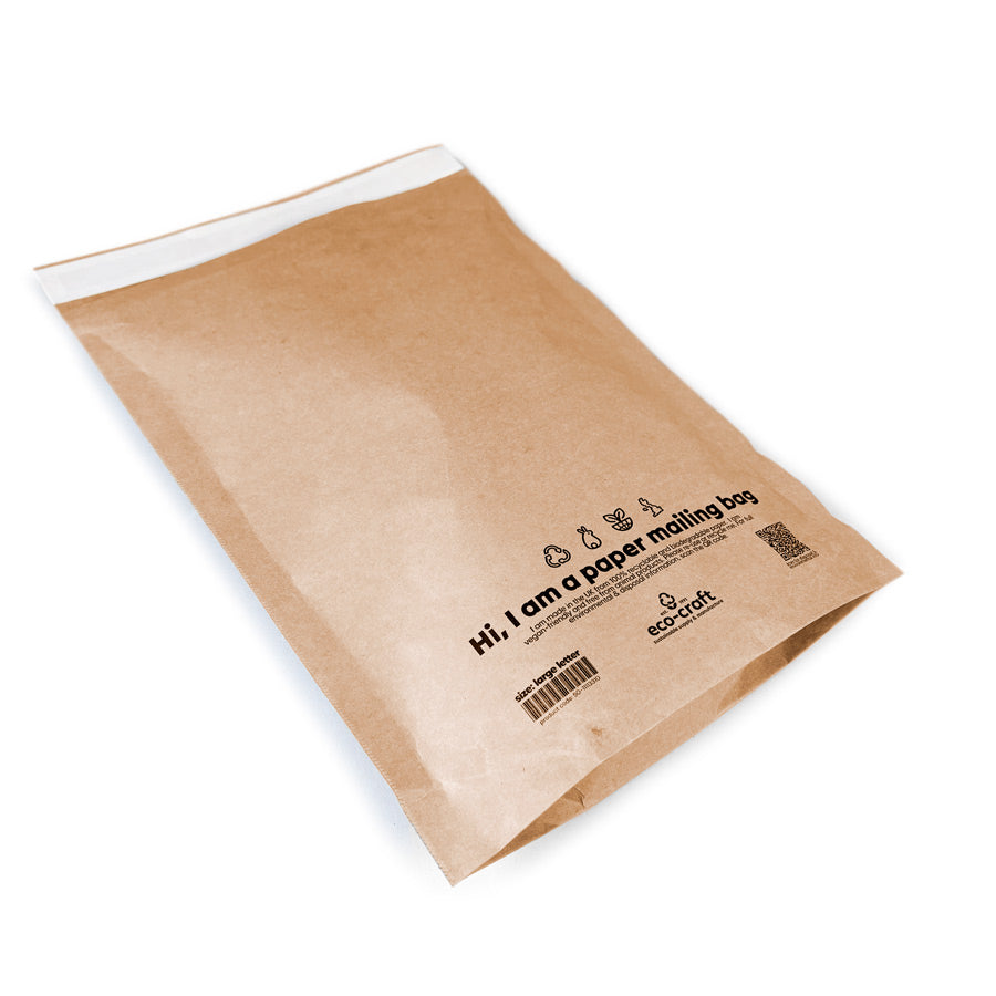 Paper Postal Mailer - 245x340x60mm (Large Letter)