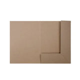 A5 Presentation Folder - Hairy Manilla (Kraft Brown) by eco-craft - made in the UK