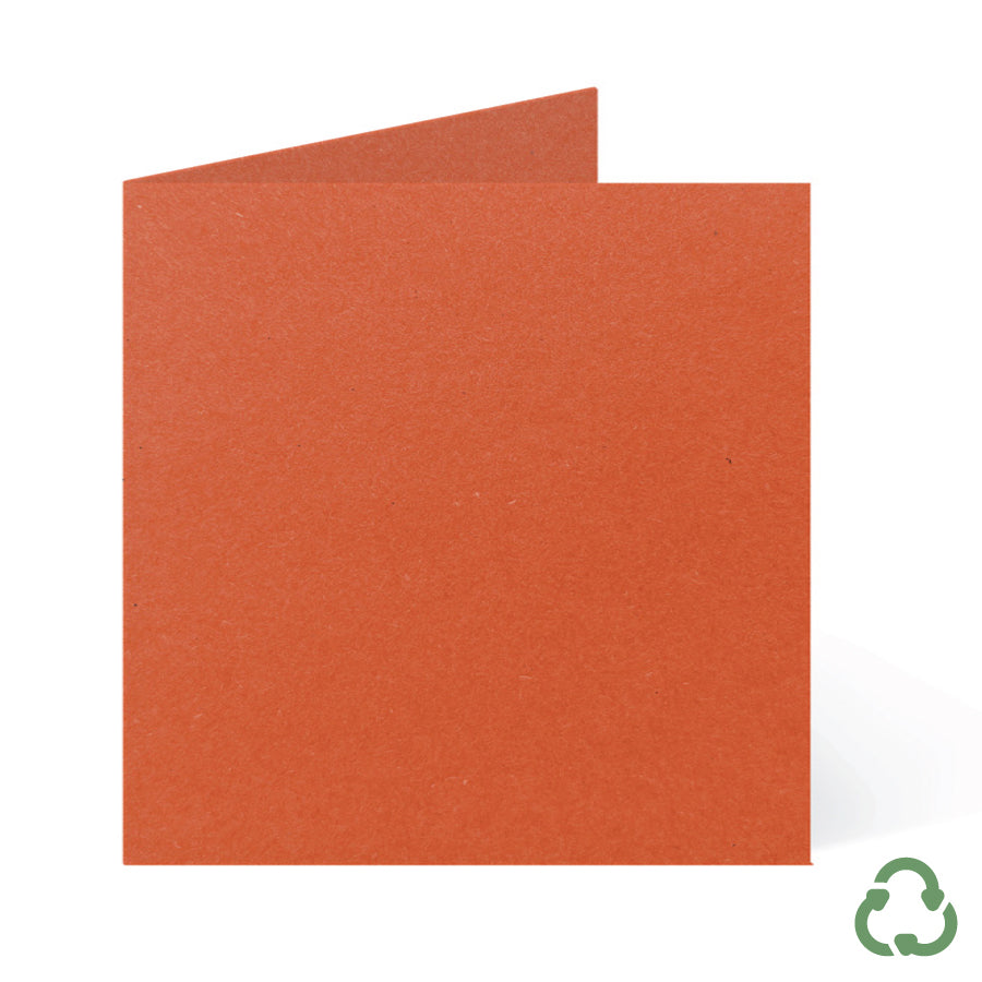 140x140mm Square Card Blanks - Ember