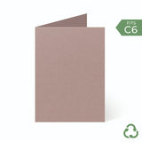 A6 / C6 (104x147mm) Card Blanks - Almond by eco-craft - made in the UK