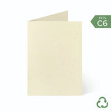 A6 / C6 (104x147mm) Card Blanks - Biscuit by eco-craft - made in the UK