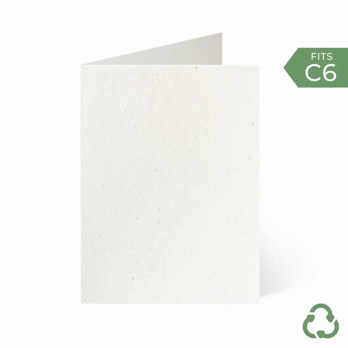 Single Fold Recycled Inclusions Blends Card 10 Pk (104x147mm) eco-craft