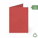 A6 / C6 (104x147mm) Card Blanks - Poppy