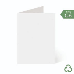 A6 / C6 (104x147mm) Card Blanks - White by eco-craft - made in the UK