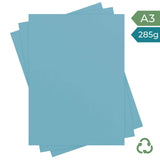 A3 Card - Sky Blue - 285g by eco-craft - made in the UK