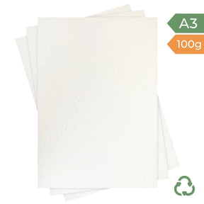 A3 Paper - Ivory - 100g by eco-craft - made in the UK