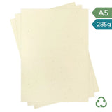 A5 Card - Biscuit - 285g by eco-craft - made in the UK