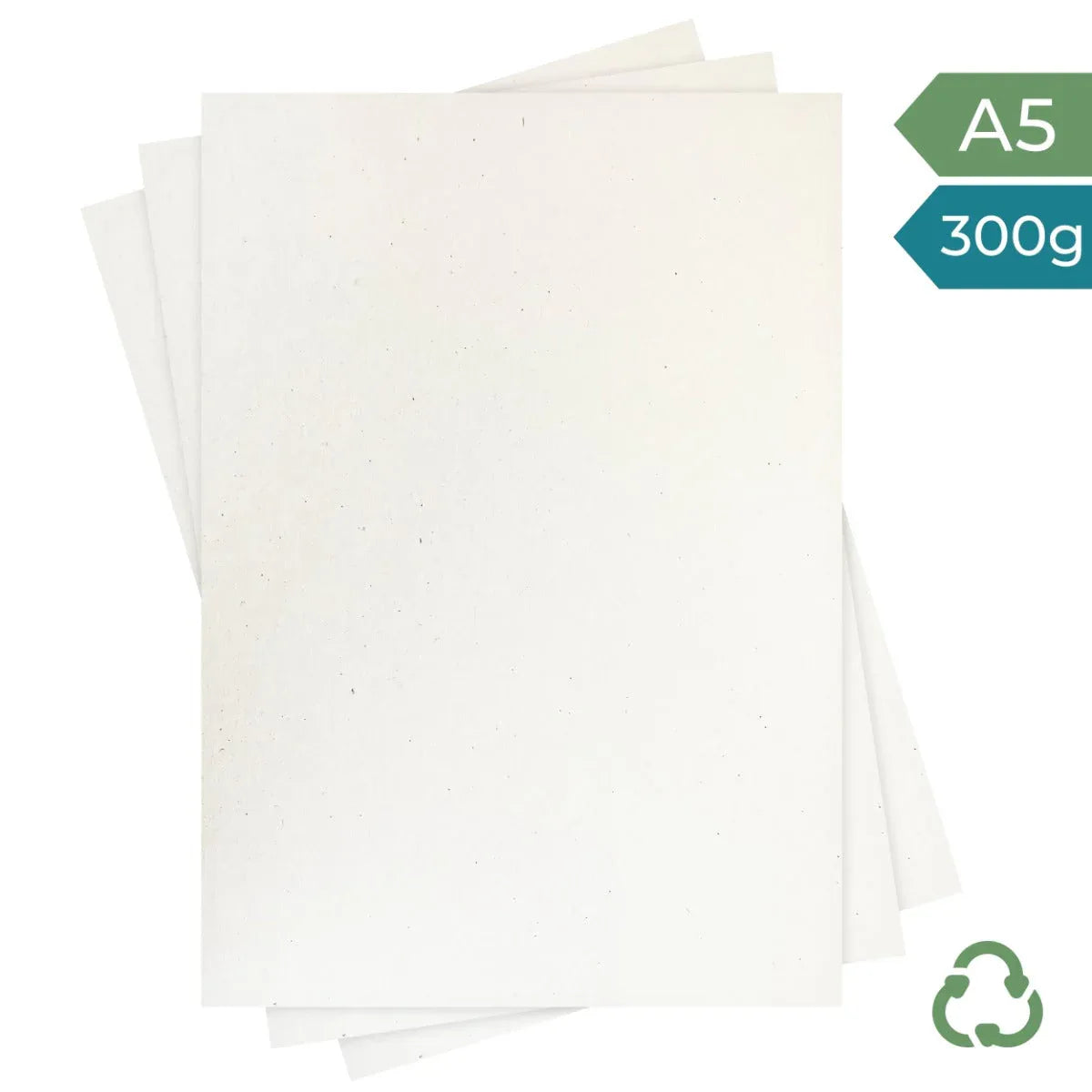 A5 Natural Recycled Card 100 Pk eco-craft