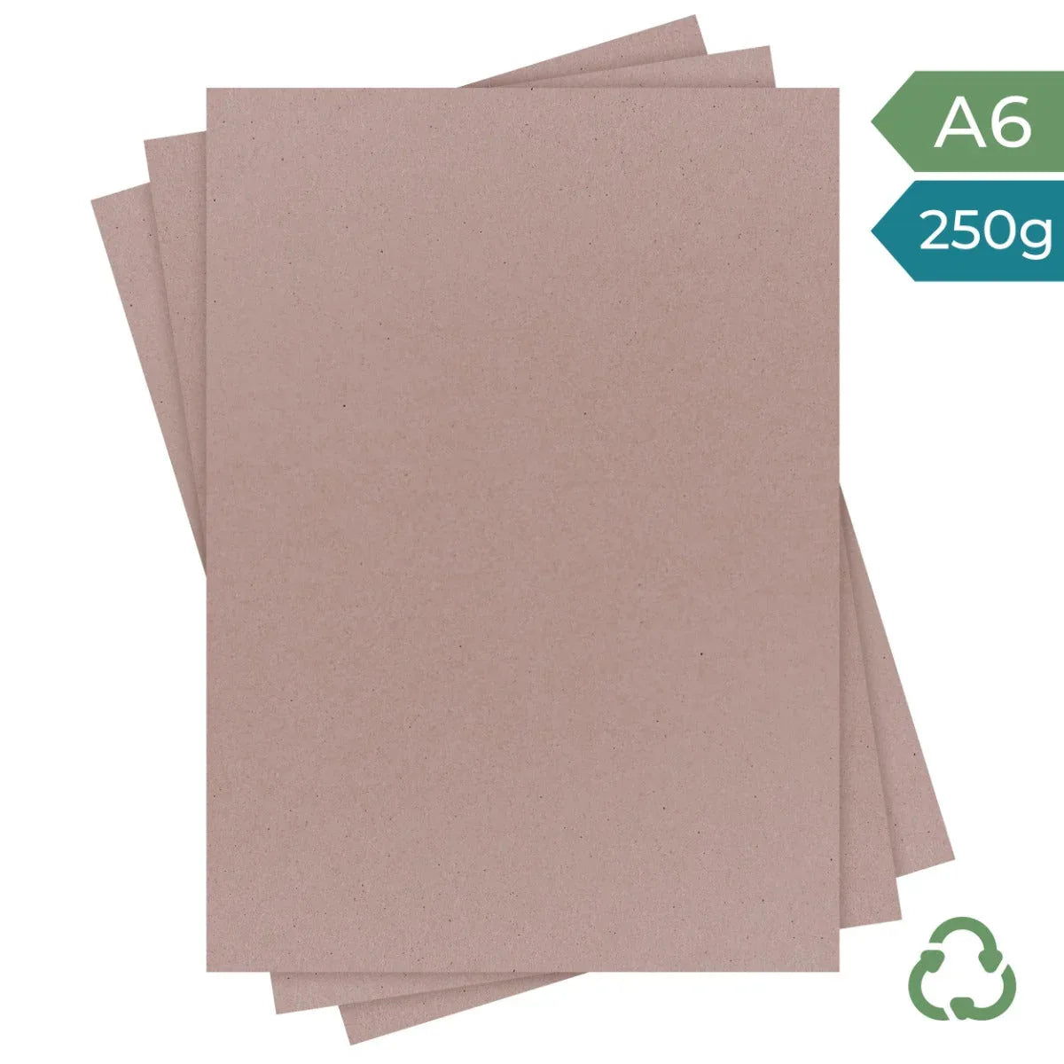 A6 Card - Almond - 250g by eco-craft - made in the UK