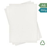 A6 Card - Oat Fleck - 350g by eco-craft - made in the UK