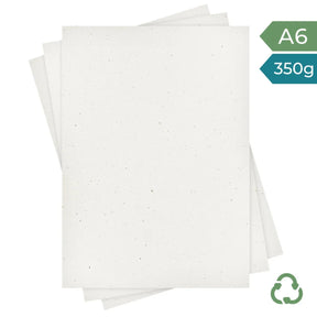 A6 Card - Oat Fleck - 350g by eco-craft - made in the UK