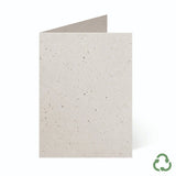 122x172mm Card Blanks - Cocoa by eco-craft - made in the UK