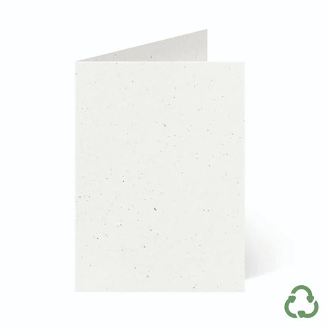 122x172mm Card Blanks - Oat Fleck by eco-craft - made in the UK