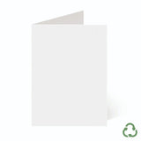 122x172mm Card Blanks - White by eco-craft - made in the UK