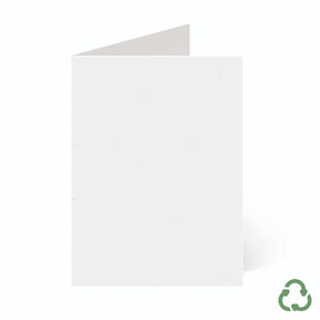 122x172mm Card Blanks - White by eco-craft - made in the UK