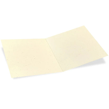 140x140mm Square Card Blanks - Biscuit by eco-craft - made in the UK