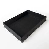 C7 Gift Box & Lid - 120x85x20mm - Black by eco-craft - made in the UK
