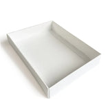 C7 Gift Box & Lid - 120x85x20mm - Felt White by eco-craft - made in the UK