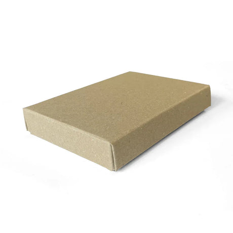 C7 Gift Box & Lid - 120x85x20mm - Hairy Manilla (Kraft Brown) by eco-craft - made in the UK