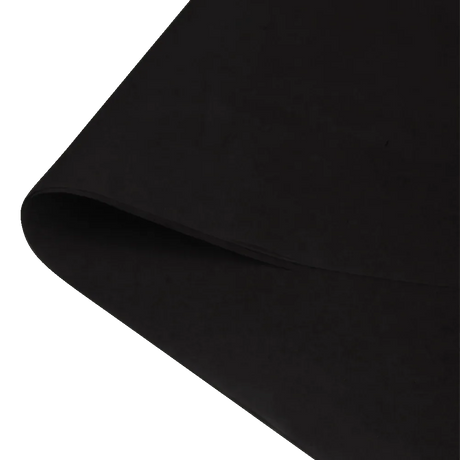 100% Recycled Black Tissue Paper (375 x 500mm) 480 Sheets by eco-craft - made in the UK