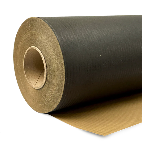 500mm x 120m Black Paper Roll by eco-craft - made in the UK