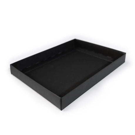 C6 Gift Box & Lid - 165x120x20mm - Black by eco-craft - made in the UK