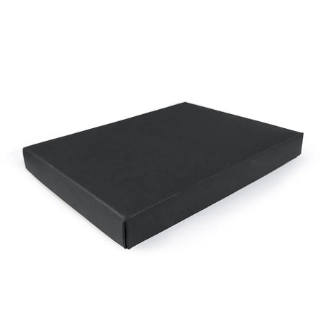 C6 Gift Box & Lid - 165x120x20mm - Black by eco-craft - made in the UK