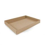 C6 Gift Box & Lid - 165x120x20mm - Hairy Manilla (Kraft Brown) by eco-craft - made in the UK