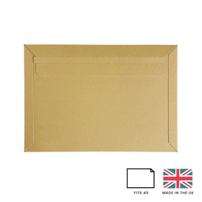 C5 Board Mailing Envelope (Kraft Brown) by eco-craft - made in the UK
