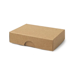 50x70x17mm Box & Lid - Hairy Manilla by eco-craft - made in the UK