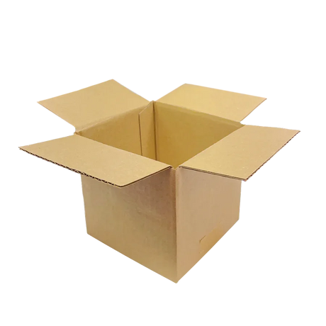 127 x 127 x 127mm corrugated Postal Box x 25 by eco-craft - made in the UK