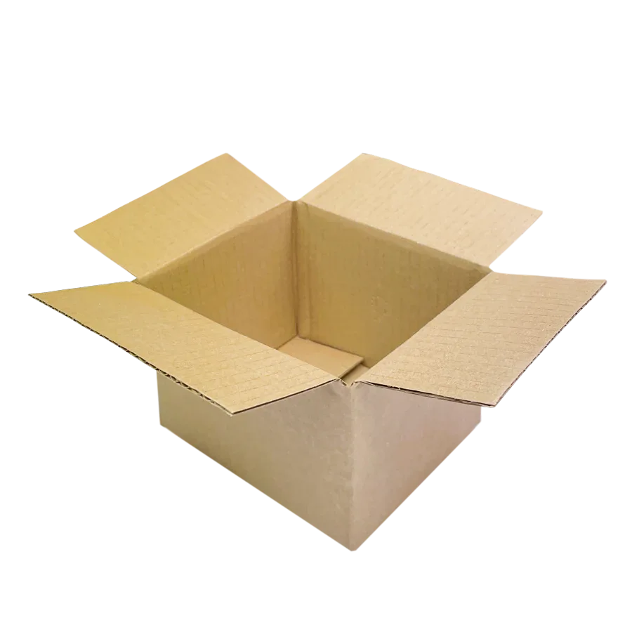152 x 127 x 102mm corrugated Postal Box x 25 by eco-craft - made in the UK
