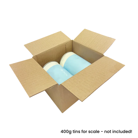 152 x 127 x 102mm corrugated Postal Box x 25 by eco-craft - made in the UK