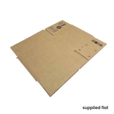 178 x 127 x 127mm corrugated Postal Box x 25 by eco-craft - made in the UK