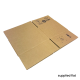 254 x 203 x 152mm corrugated Postal Box x 25 by eco-craft - made in the UK