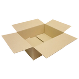 305 x 229 x 102mm corrugated Postal Box x 25 by eco-craft - made in the UK