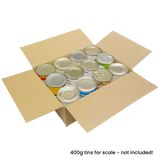 305 x 229 x 102mm corrugated Postal Box x 25 by eco-craft - made in the UK