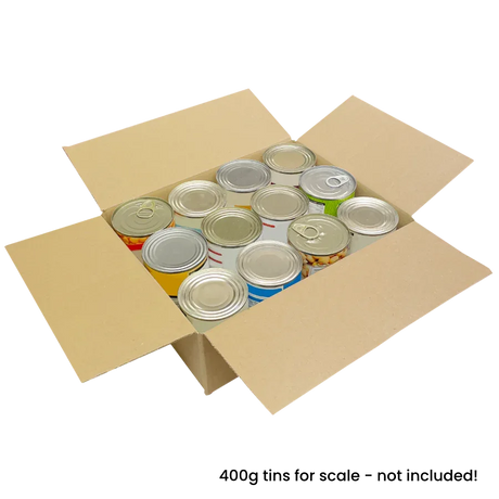 305 x 229 x 102mm corrugated Postal Box x 25 by eco-craft - made in the UK