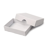 50x70x17mm Box & Lid - white by eco-craft - made in the UK