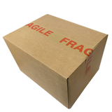 Self Adhesive Paper Kraft Brown Fragile Tape (50mm) by eco-craft - made in the UK