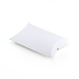 Mini Pillow Box - 85 x 74 x 20mm - White by eco-craft - made in the UK