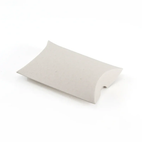 Mini Pillow Box - 85 x 74 x 20mm - Eco Natural by eco-craft - made in the UK