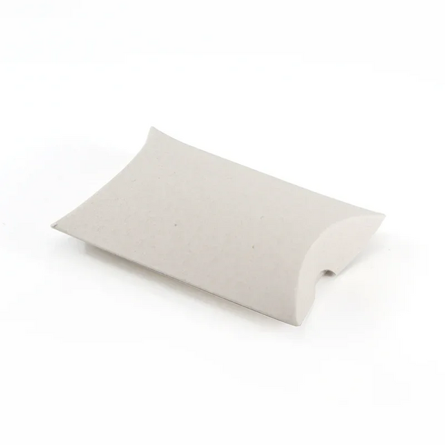 Mini Pillow Box - 85 x 74 x 20mm - Eco Natural by eco-craft - made in the UK