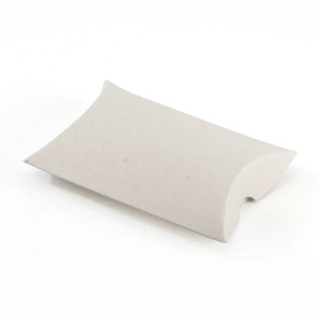 Small Pillow Box - 100 x 85 x 25mm - Eco Natural by eco-craft - made in the UK